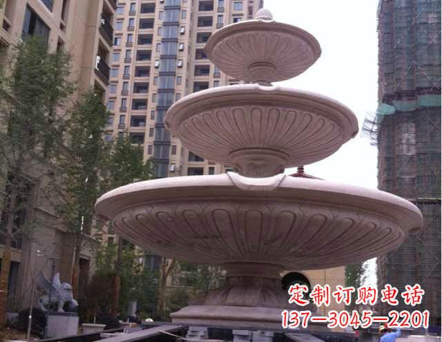 大连大理石大型喷泉石雕宏伟精美的艺术之作