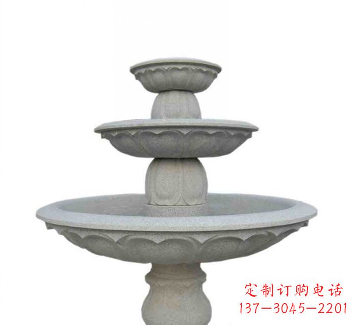 大连大理石多层喷泉石雕——精美而充满灵性的艺术杰作