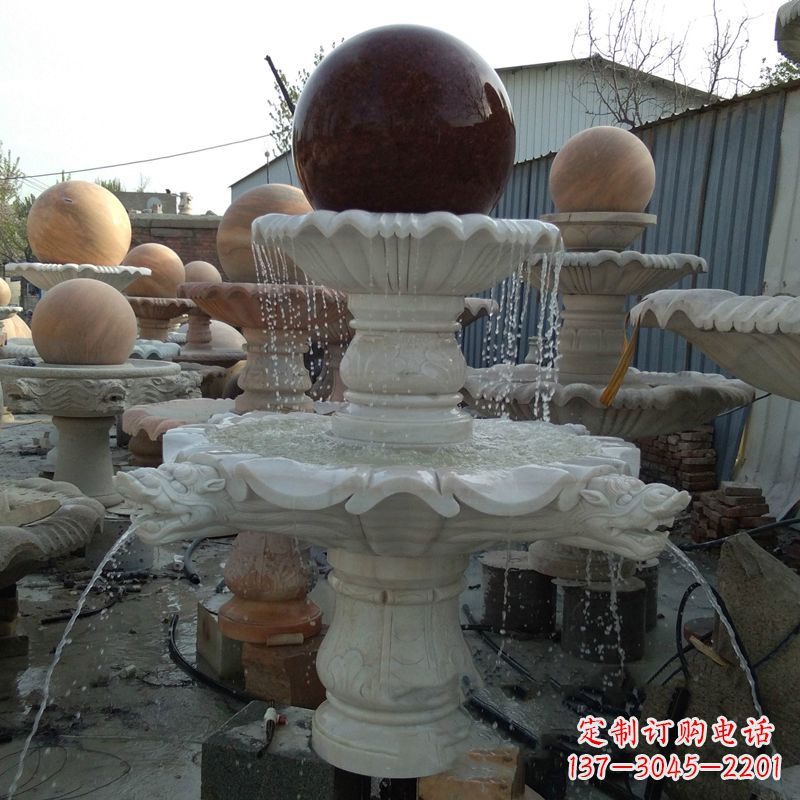 大连大理石风水球雕塑传统文化的艺术精髓