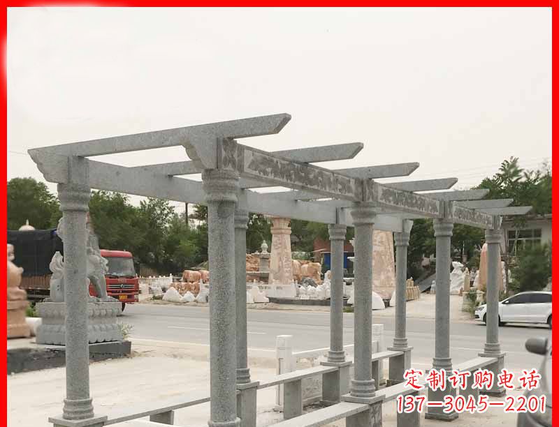 大连大理石公园石雕长廊高端定制雕塑
