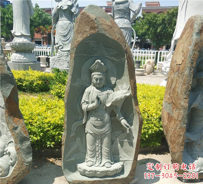 大连大理石观音像,以灵性铭刻记忆