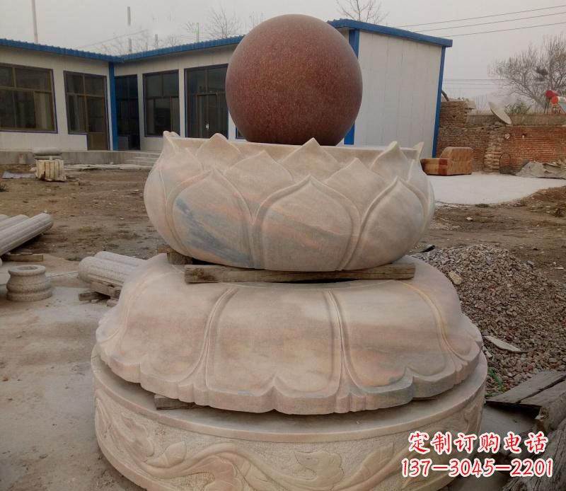 大连大理石风水球雕塑