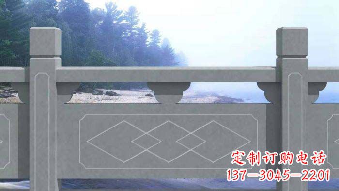 大连大理石护城河栏板石雕