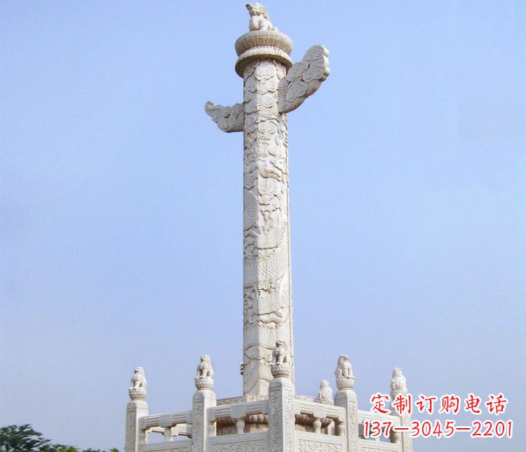 大连大理石华表雕塑