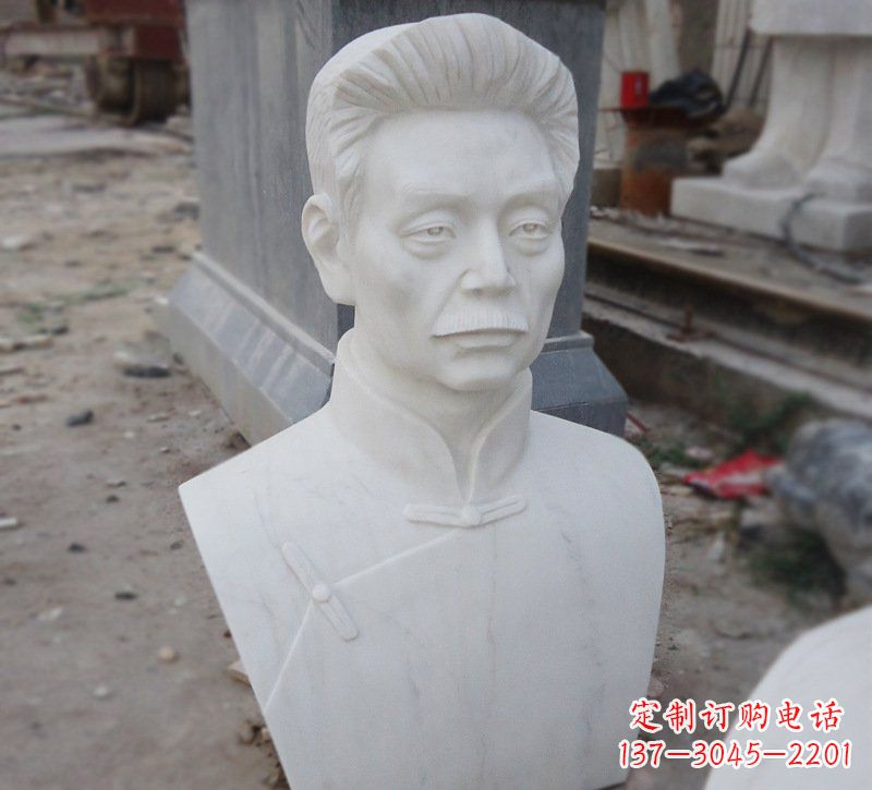 大连传承文化魅力·鲁迅头像精美雕塑