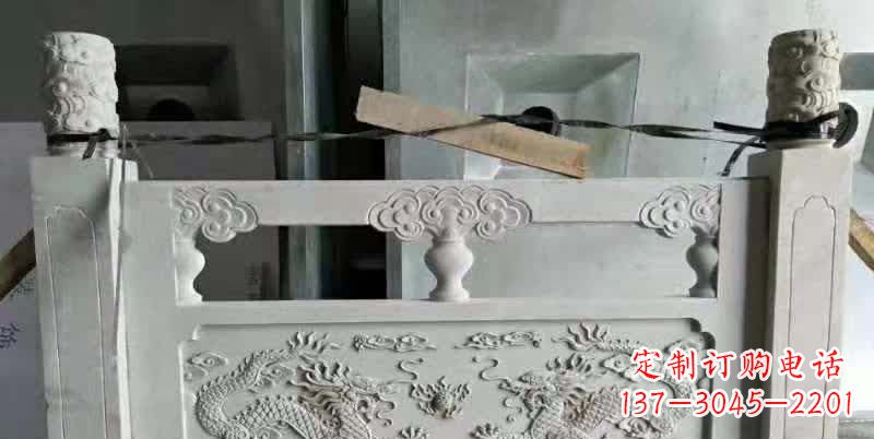 大连大理石龙浮雕栏板雕塑