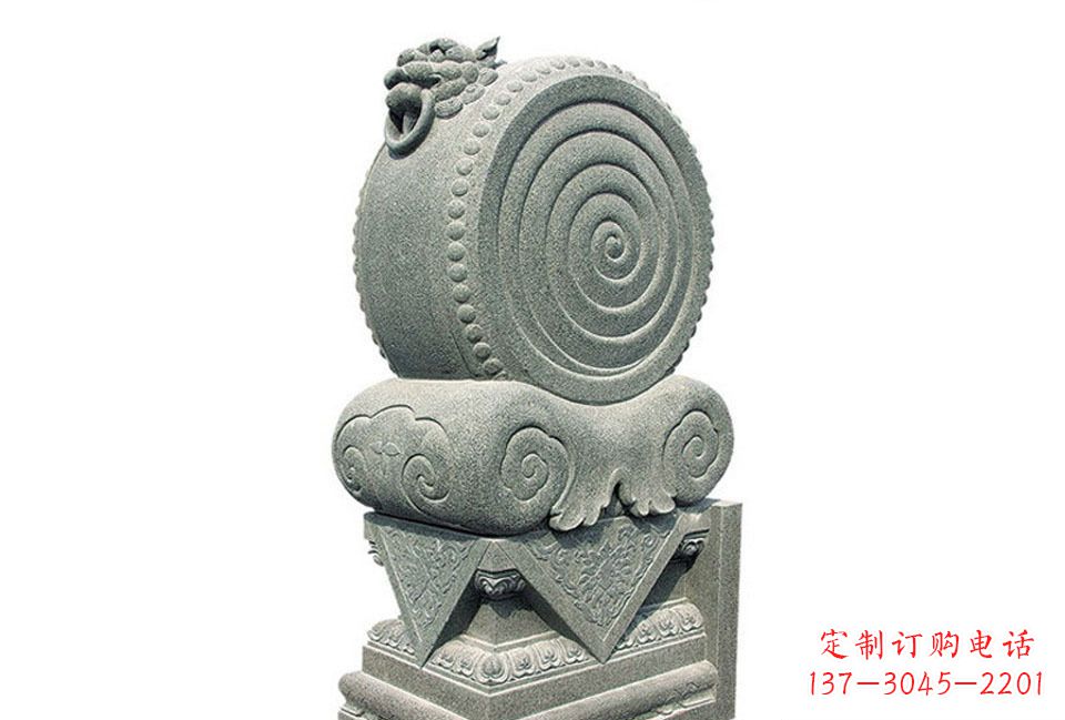 大连门墩招财石雕