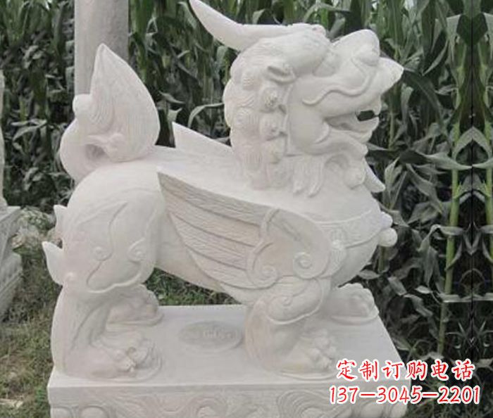 大连古典貔貅石雕，精美手工雕刻艺术