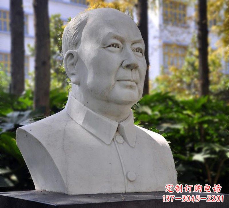 大连大理石钱学森胸像石雕——赞颂改革开放的先驱