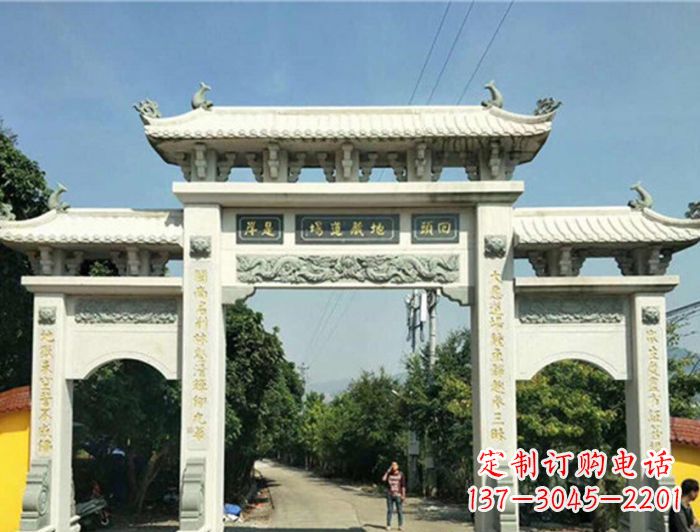 大连大理石牌坊雕塑