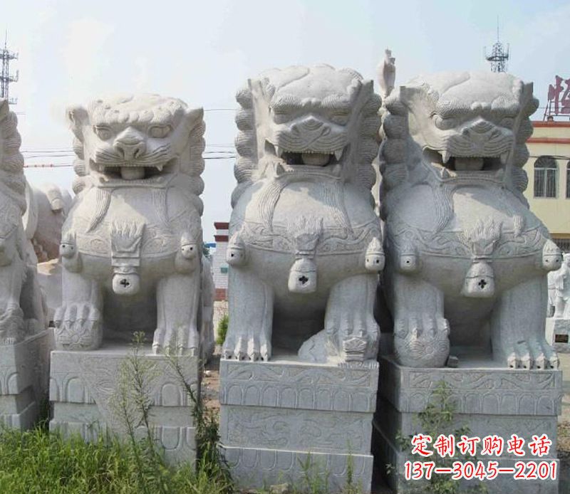 大连北京玉石狮子雕塑