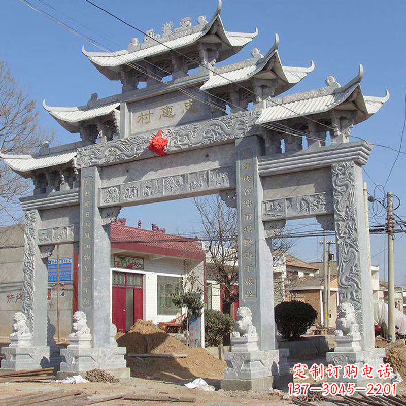大连大理石牌坊石雕艺术