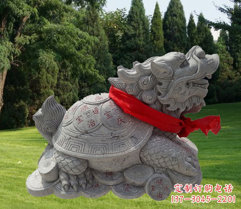 大连古典铜质龙雕塑