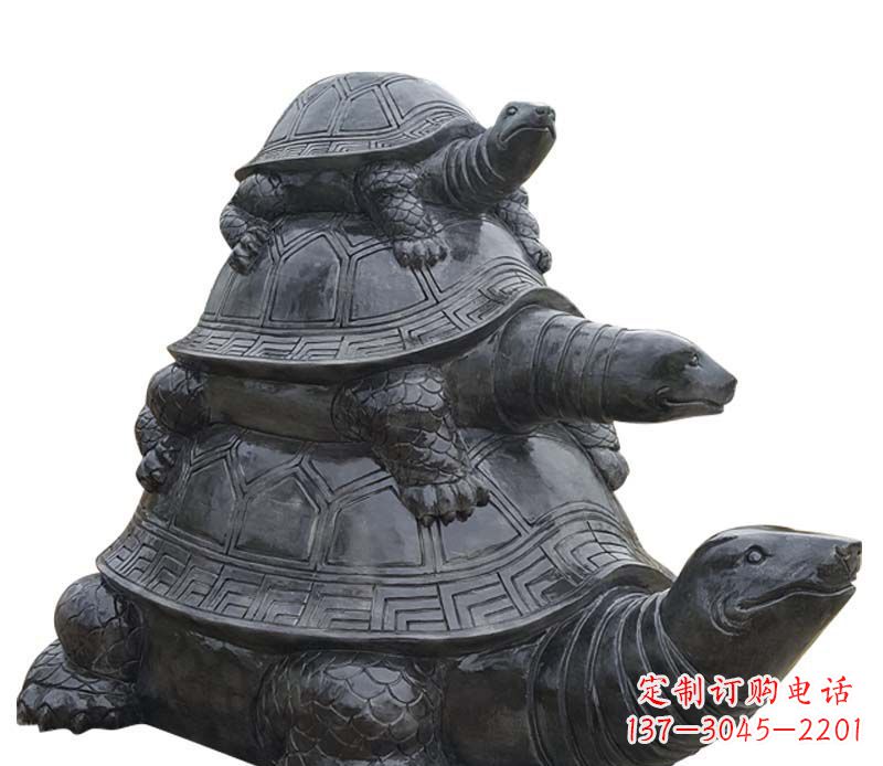 大连高品质大理石乌龟母子石雕