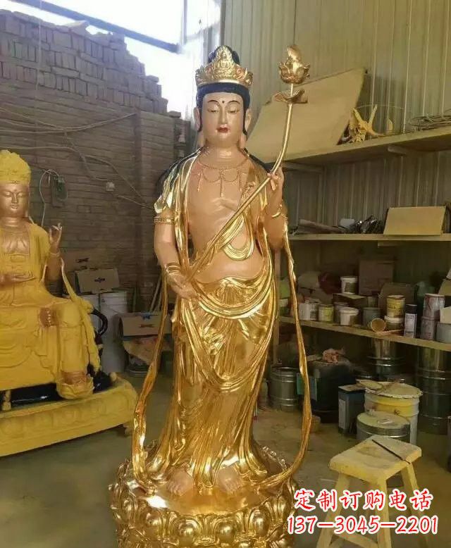 大连大势至菩萨铜雕
