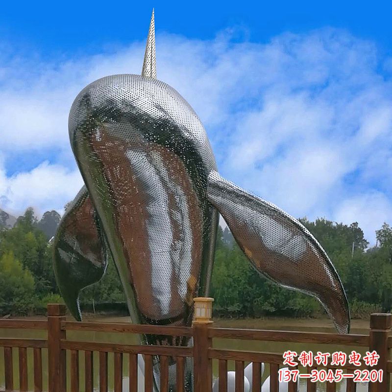 大连大型不锈钢动物雕塑