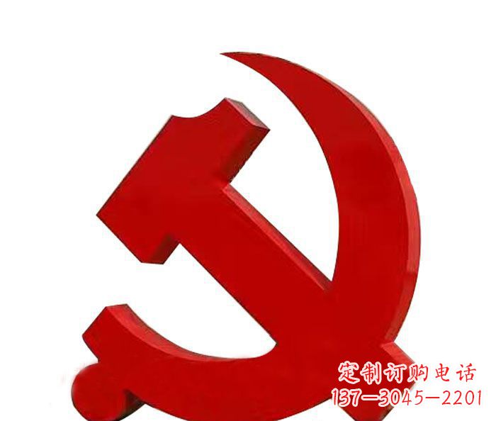 大连精美党徽雕塑