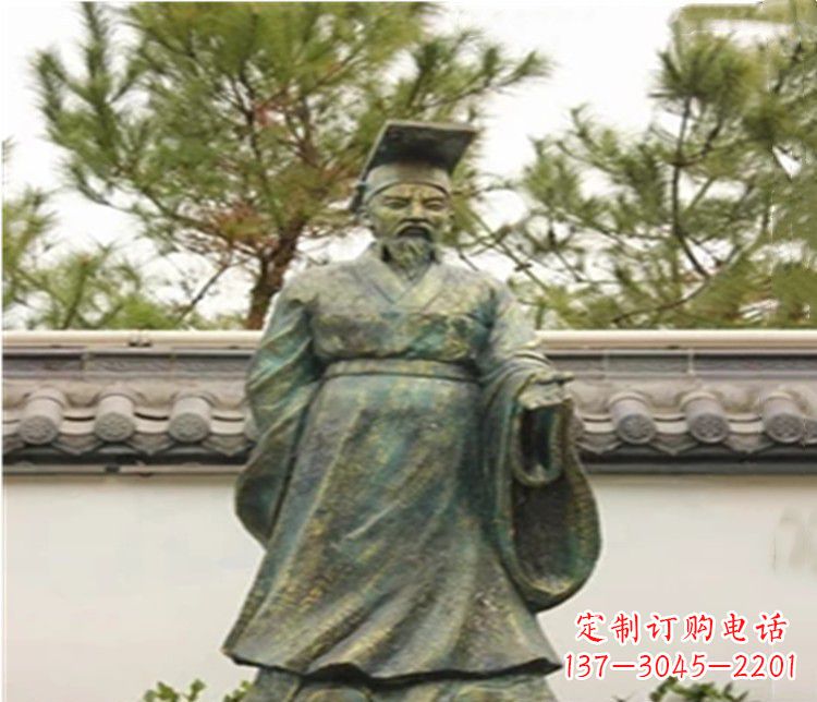 大连青铜雕刻汉武帝铜雕
