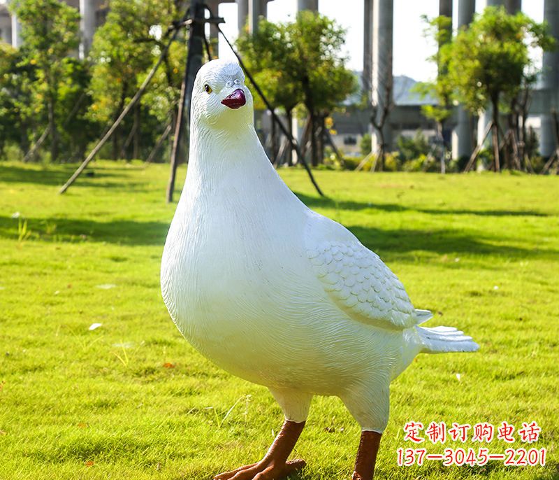 大连雕塑和平鸽