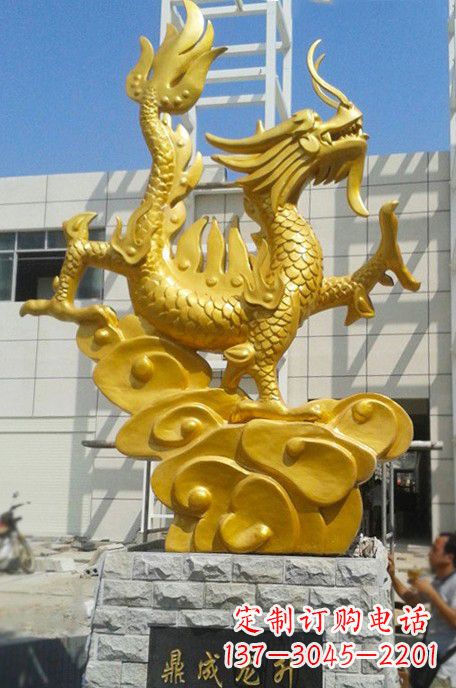 大连鼎成精美龙雕塑
