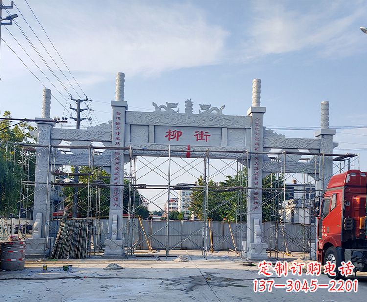 大连牌坊铜锻雕塑,让您的空间绽放光彩