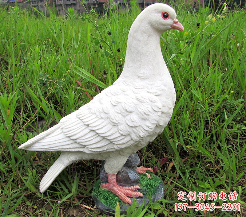 大连锻铜鸽子浮雕,精致细腻的雕塑体现