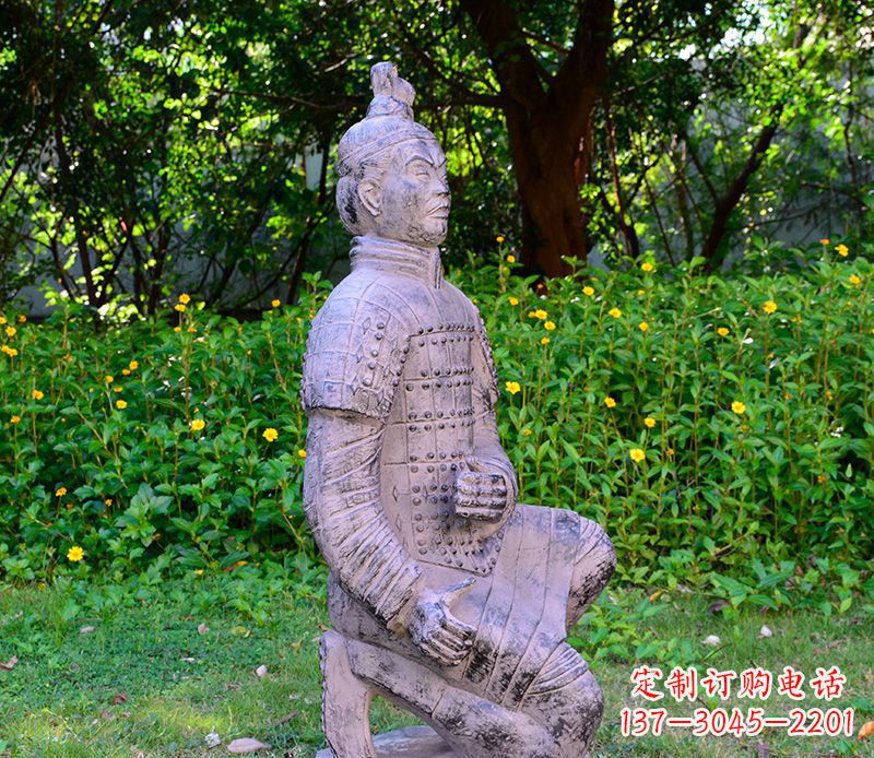 大连传统文化经典--仿古兵马俑雕塑