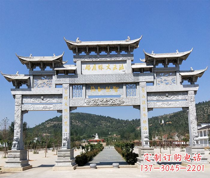 大连特色牌坊石雕