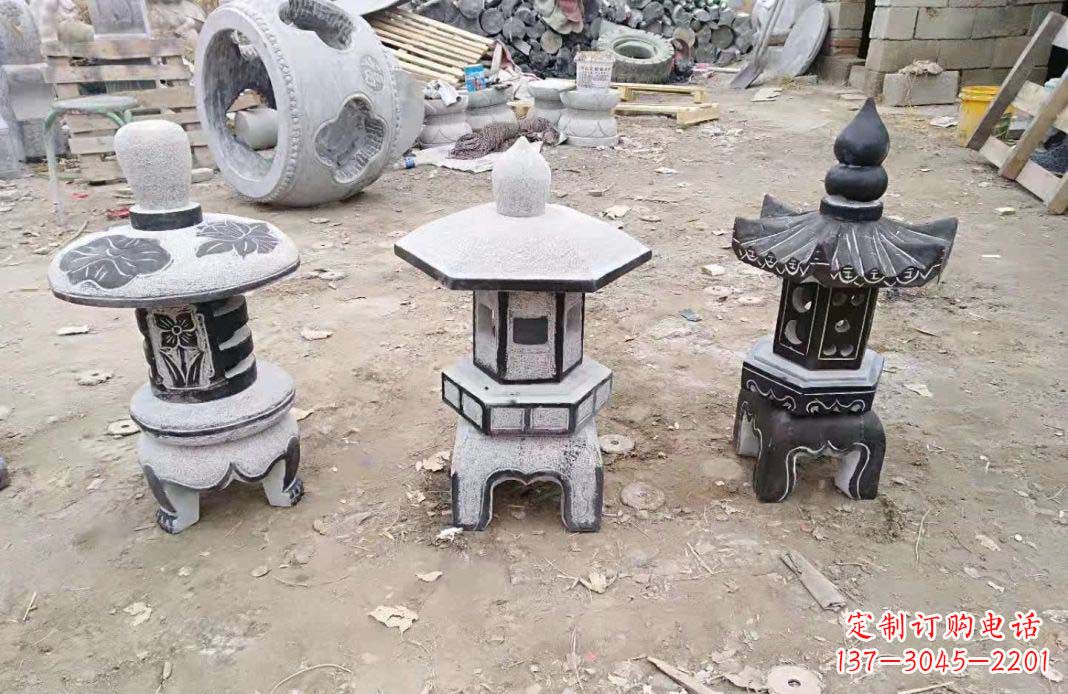 大连仿古石灯雕塑