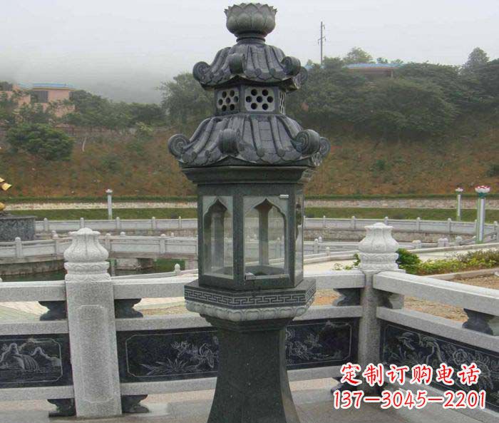 大连仿古石灯公园景观石雕
