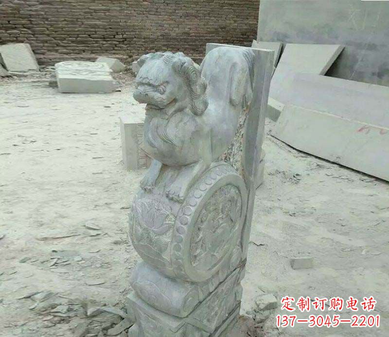 大连精美石门墩雕塑,缔造绝色佳作