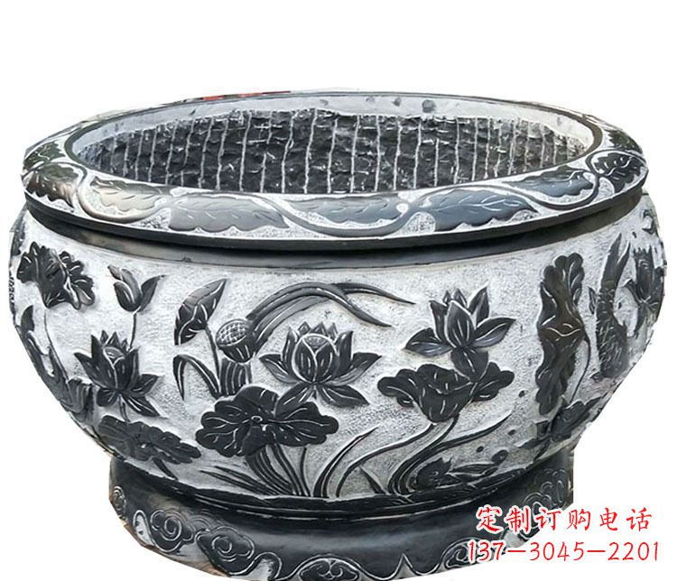 大连传承古典,精致仿古庭院花盆雕塑