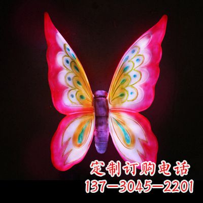 大连定制发光蝴蝶雕塑