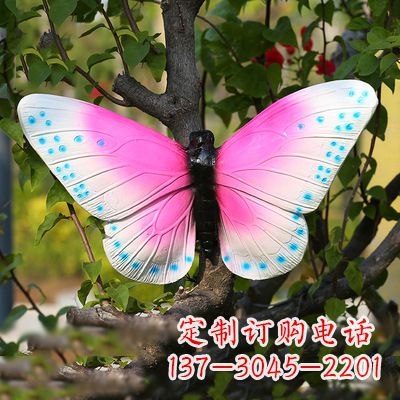 大连粉红蝴蝶塑像——引领你的精灵之旅