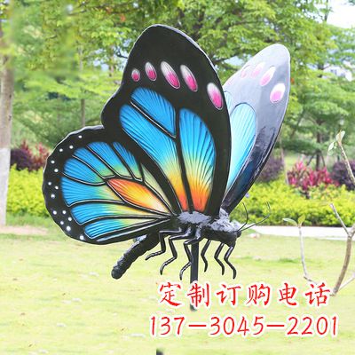 大连蓝蝴蝶雕塑-让你的室内空间焕发生机