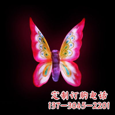 大连红发蝴蝶 小号发光雕塑