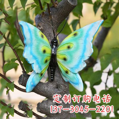 大连蓝色蝴蝶雕塑