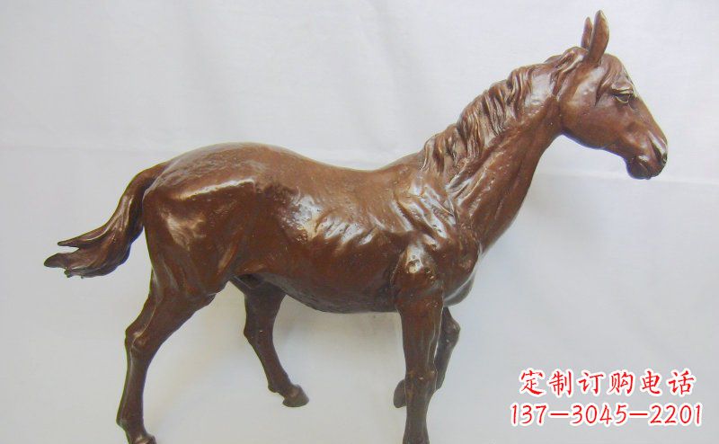 大连仿真马铸铜动物雕塑