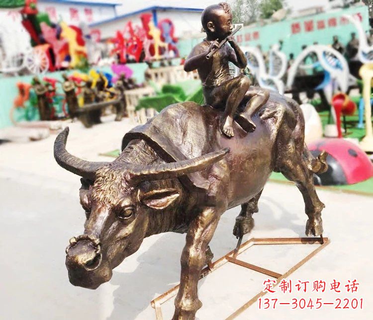 大连牛郎雕塑精美绝伦的铜雕艺术