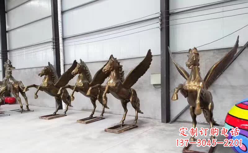 大连飞马铜雕