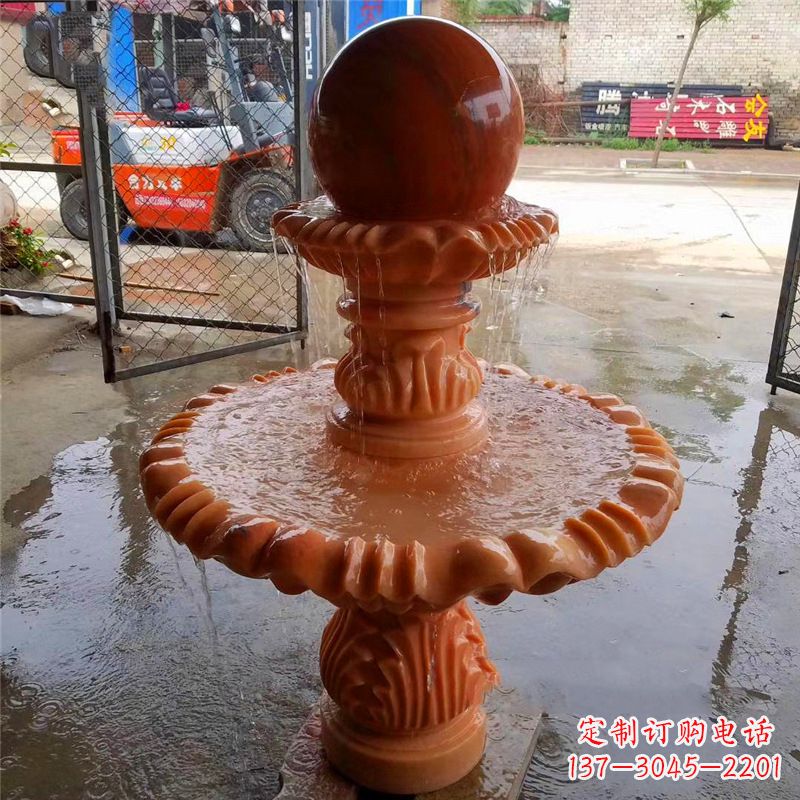 大连风水球石头雕塑