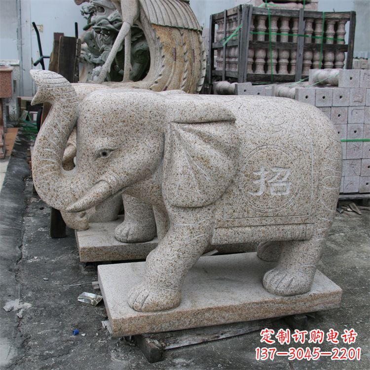 大连唯美大象雕塑