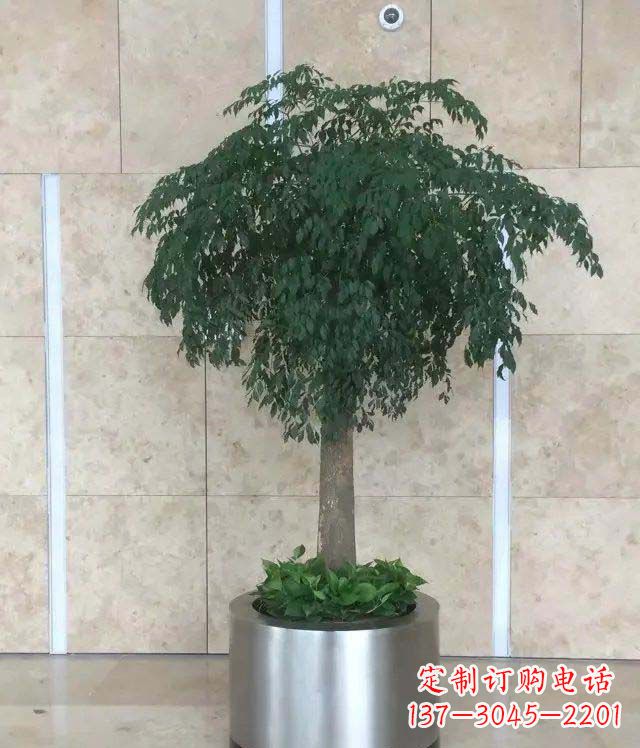大连特色铜质花盆装饰雕塑