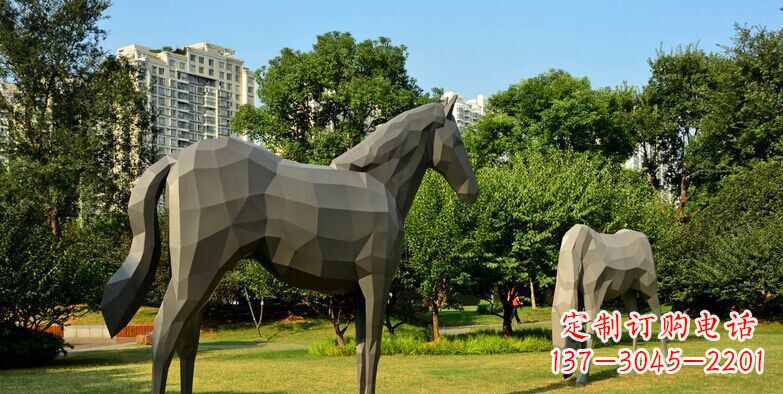 大连产品名称不锈钢动物抽象雕塑