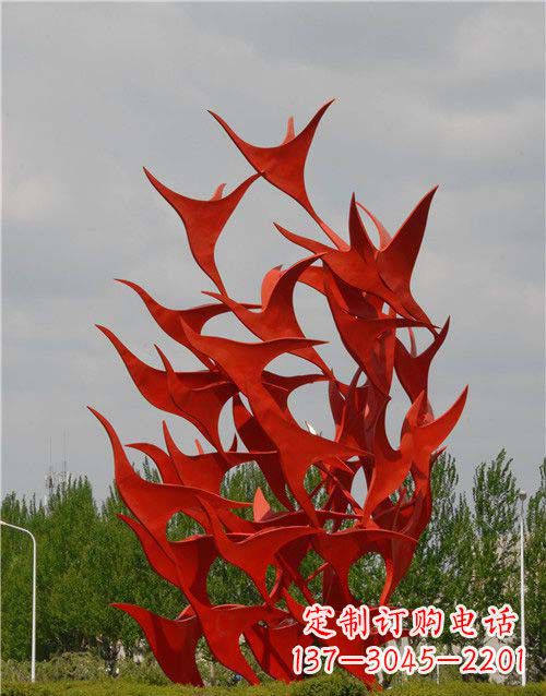 大连不锈钢天鹅雕塑,唤醒公园景观