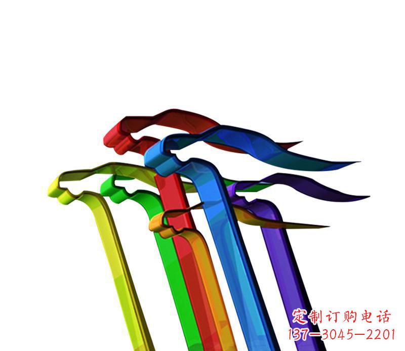 大连欣赏性强的不锈钢飞翔飘带景观雕塑