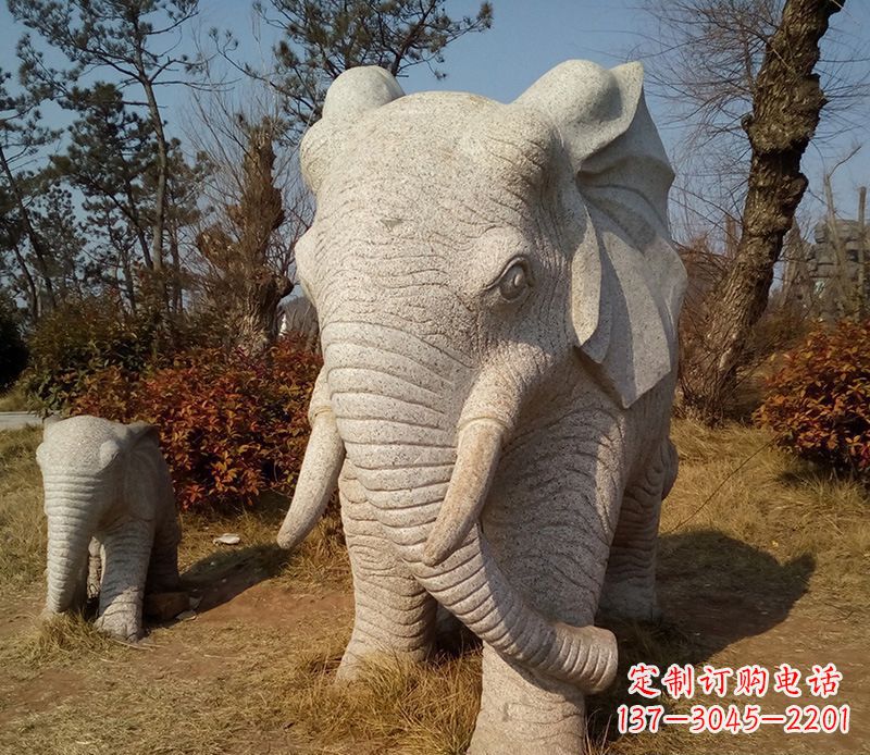 大连精美大象雕塑