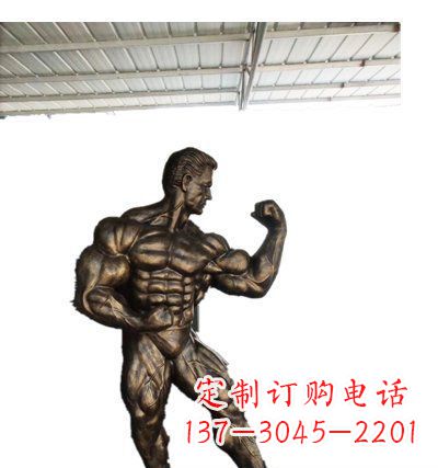 大连优质铜制大力士雕塑