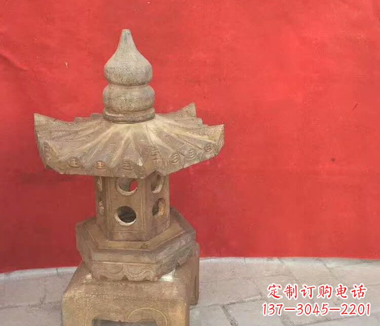 大连景观仿古石灯雕塑