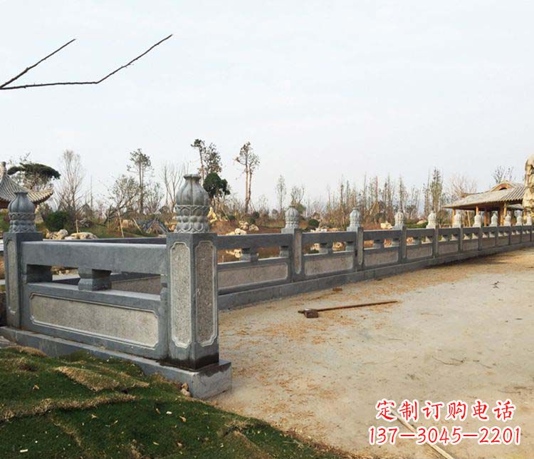 大连公园仿古石栏板景观石雕 (3)